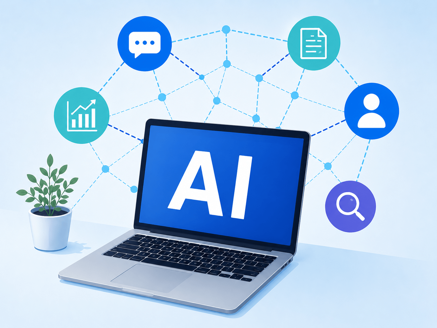 AIを活用した業務イメージ